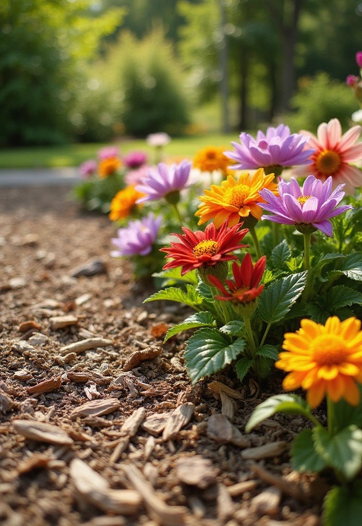 15 Must-Know Tips for Planting Spring Flowers That Will Make Your Garden Bloom Like Never Before! - 9. Use Mulch to Retain Moisture