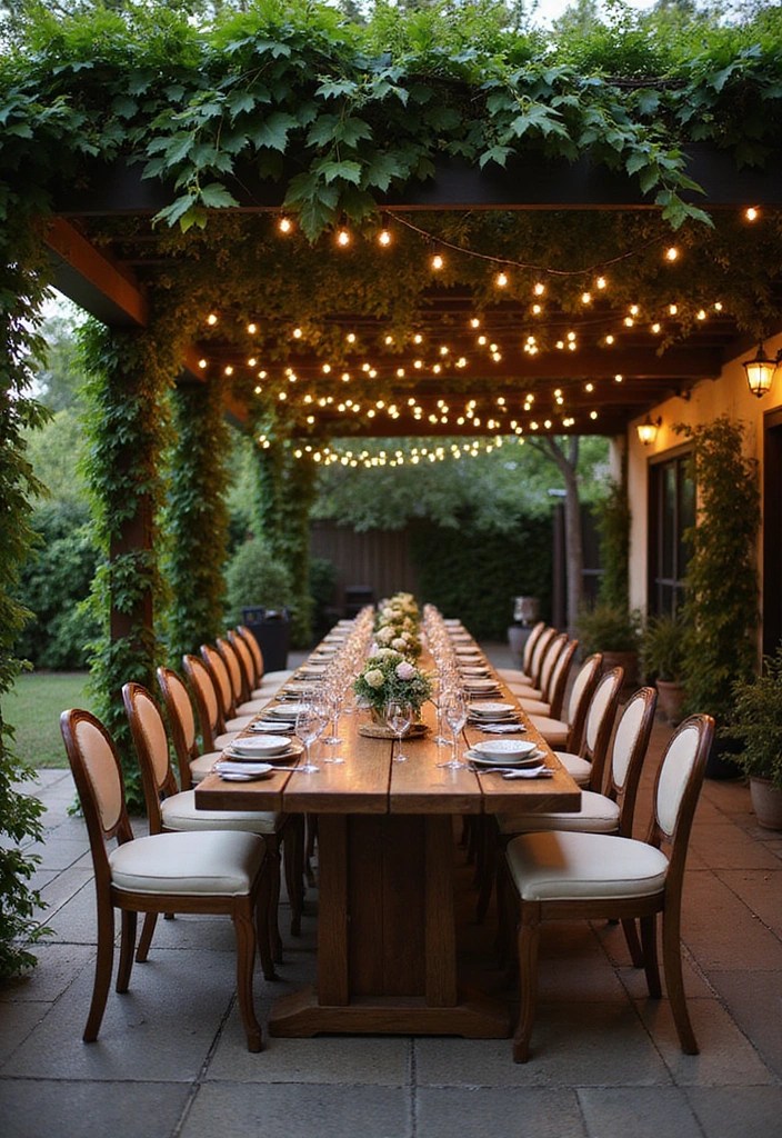 16 Backyard Layout Ideas That'll Transform Your Outdoor Space into a Paradise! - 3. Outdoor Dining Oasis