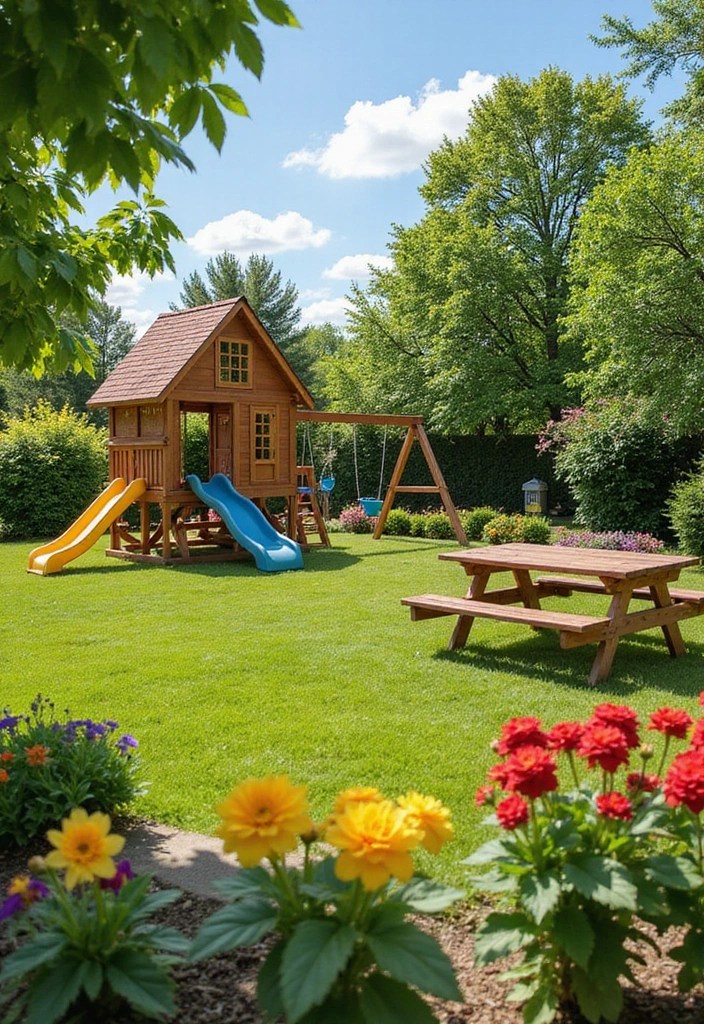 16 Backyard Layout Ideas That'll Transform Your Outdoor Space into a Paradise! - 5. Family-Friendly Play Area