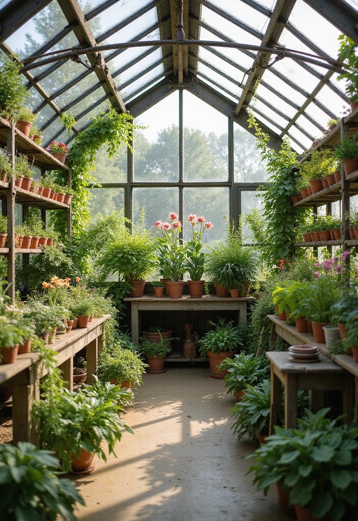 16 Creative Garden Design Ideas That Will Make Your Neighbors Jealous (Get Inspired!) - 13. Greenhouses: A Gardener’s Dream