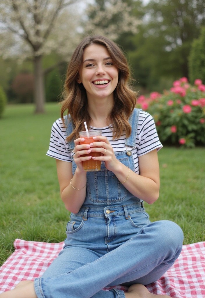 17 Casual Spring Outfits That'll Make You the Style Star of Every Picnic! - 2. Casual Denim Overalls