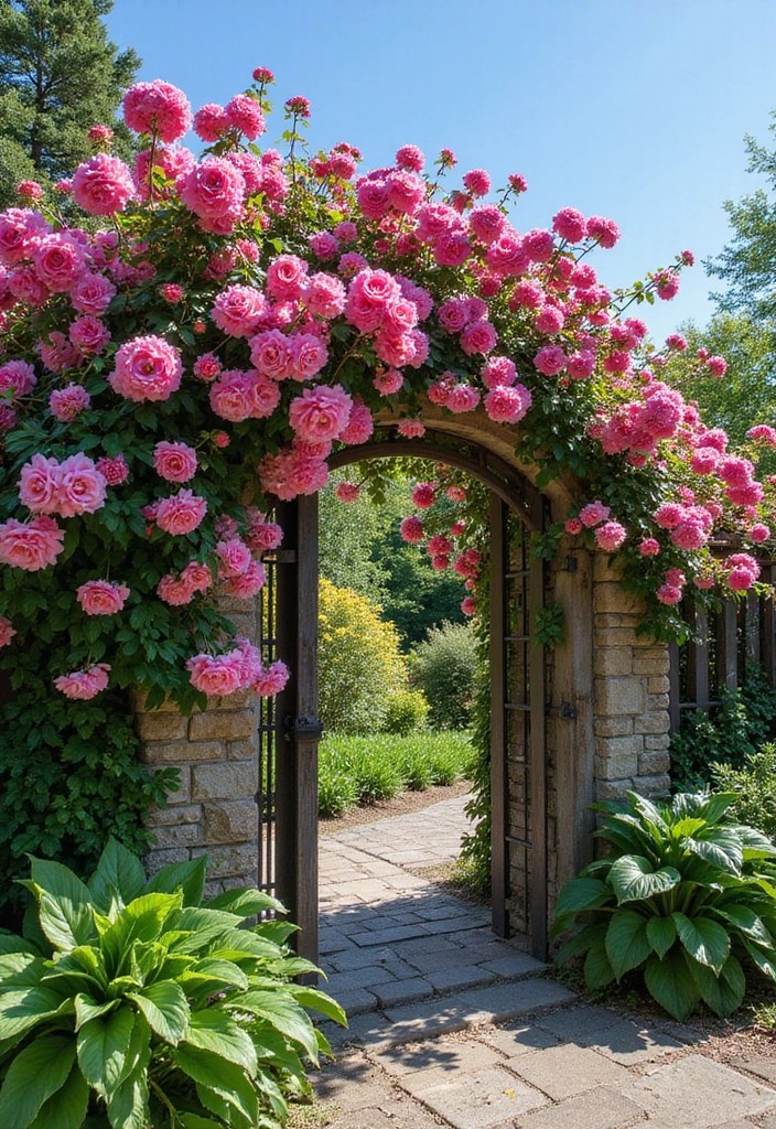 20 Stunning Backyard Garden Ideas That Will Transform Your Outdoor Space! - 17. Climbing Plants and Trellises