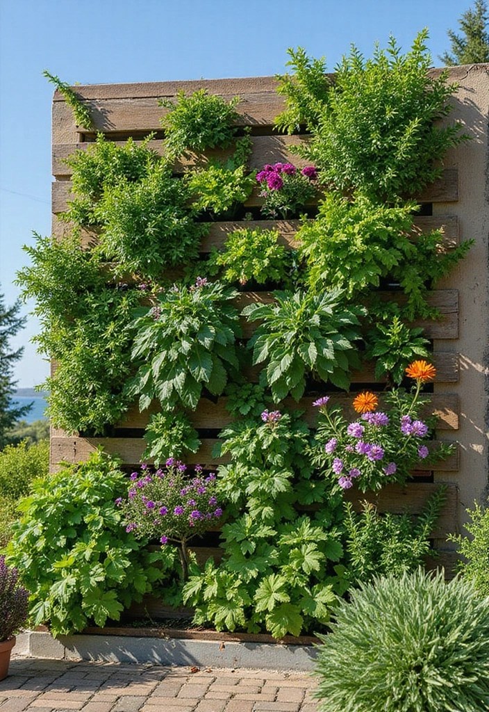 20 Stunning Backyard Garden Ideas That Will Transform Your Outdoor Space! - 2. Vertical Garden Wall