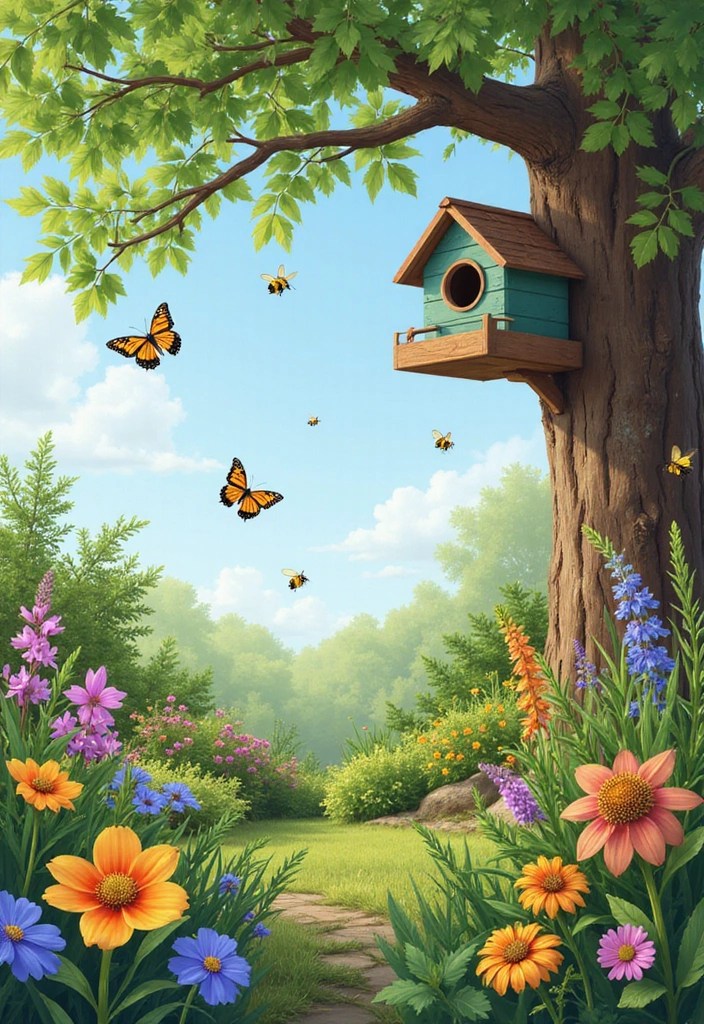 20 Stunning Backyard Garden Ideas That Will Transform Your Outdoor Space! - 20. Wildlife-Friendly Gardens