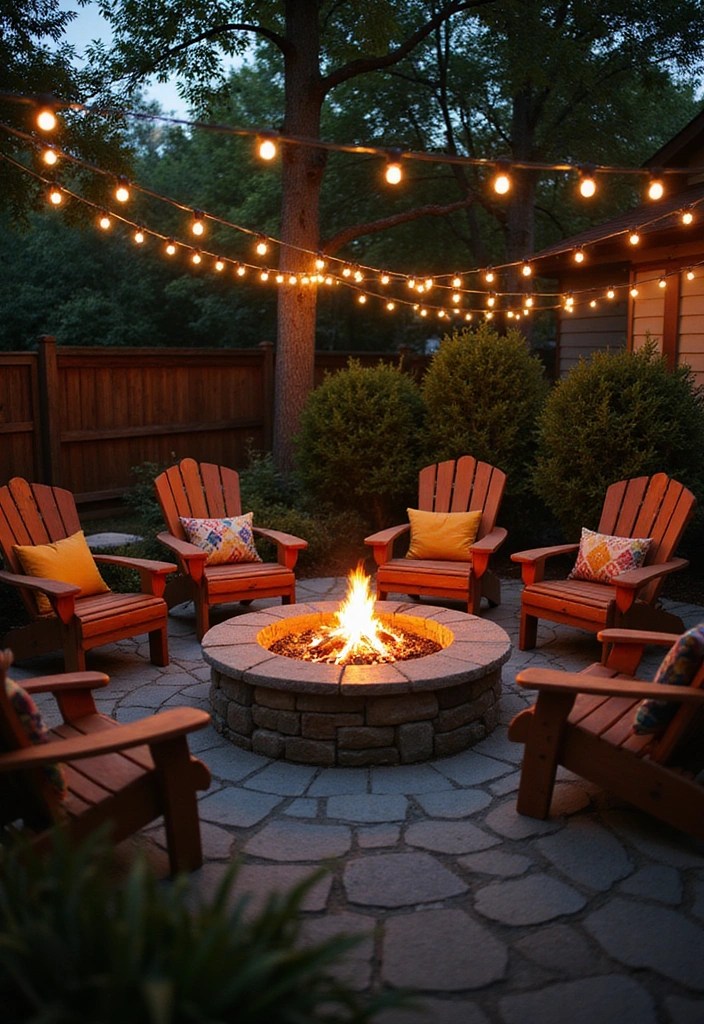 20 Stunning Backyard Garden Ideas That Will Transform Your Outdoor Space! - 4. Fire Pit Gathering Area