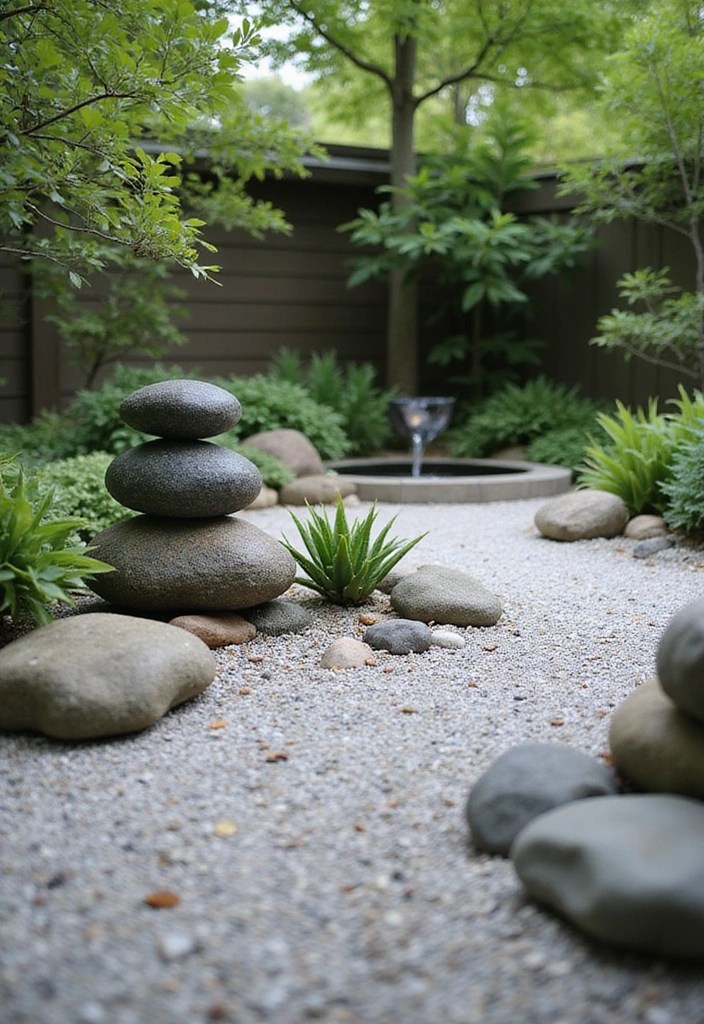20 Stunning Backyard Garden Ideas That Will Transform Your Outdoor Space! - 6. Zen Garden Retreat