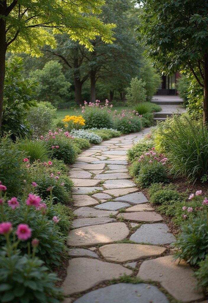 20 Stunning Backyard Garden Ideas That Will Transform Your Outdoor Space! - 8. Rustic Garden Pathways