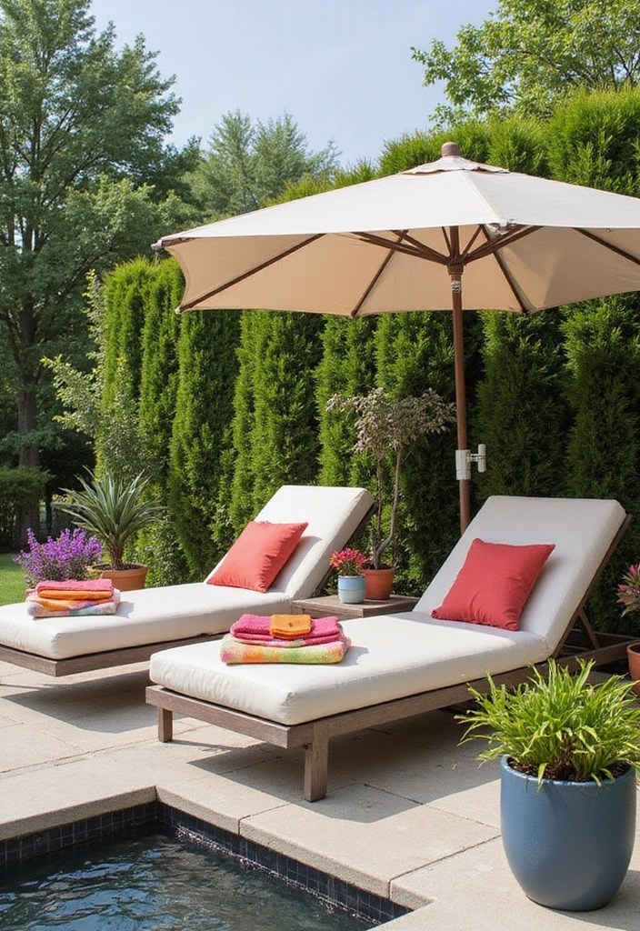 20 Stunning Outdoor Seating Ideas That Will Transform Your Patio Into a Relaxation Oasis! - 7. Chic Outdoor Loungers