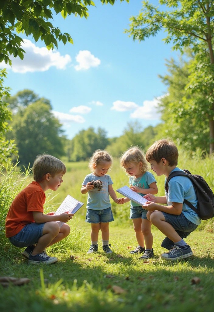 22 Creative Play Ideas That'll Spark Your Child’s Imagination (Wait Until You See #15!) - 1. DIY Nature Scavenger Hunt
