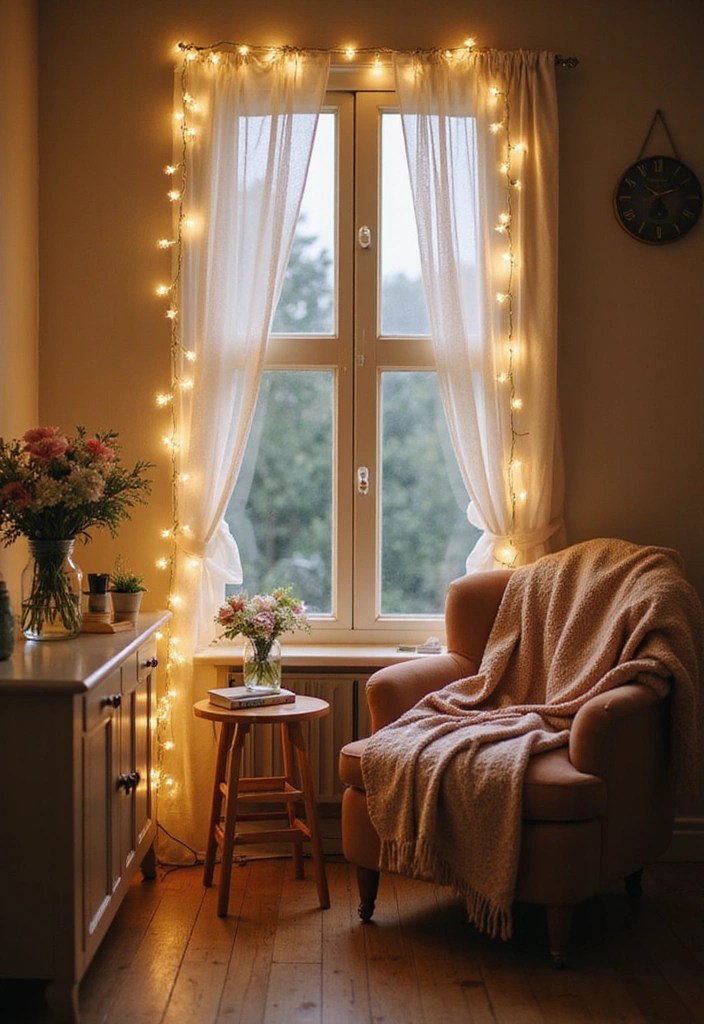 22 Spring Lighting Decor Tips That Will Create a Cozy Ambiance (You’ll Love #13!) - 1. Embrace Fairy Lights