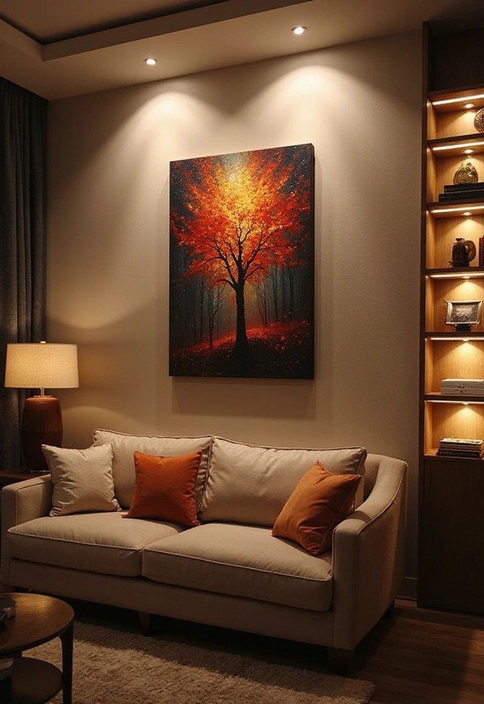 22 Spring Lighting Decor Tips That Will Create a Cozy Ambiance (You’ll Love #13!) - 16. Use Accent Lighting to Highlight Features