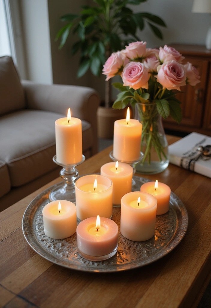 22 Spring Lighting Decor Tips That Will Create a Cozy Ambiance (You’ll Love #13!) - 6. Create a Candle Display