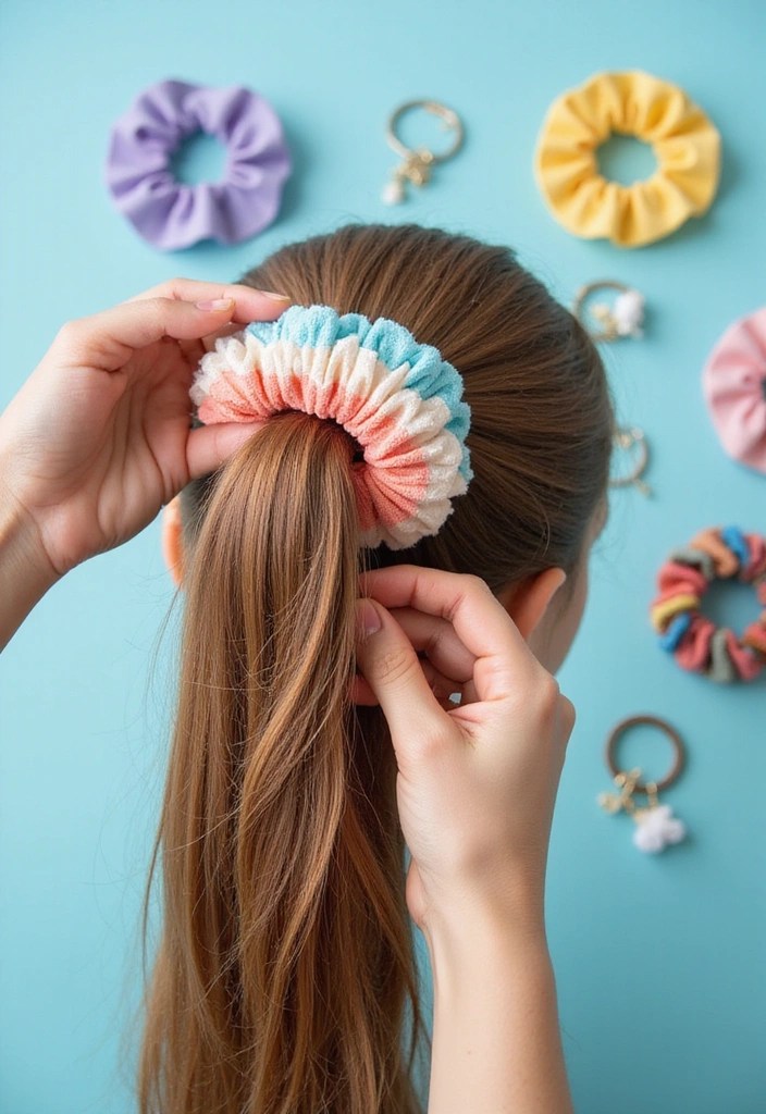 25 Quick Beauty Fixes That Will Save You Time (And Your Sanity!) - 8. Simple Hair Ties for a Cute Updo