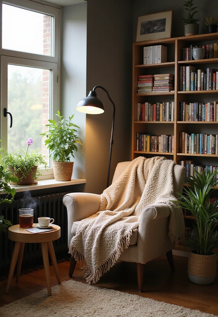 25 Stunning Living Room Ideas That'll Make You Rethink Your Space! - 3. Create a Cozy Reading Nook