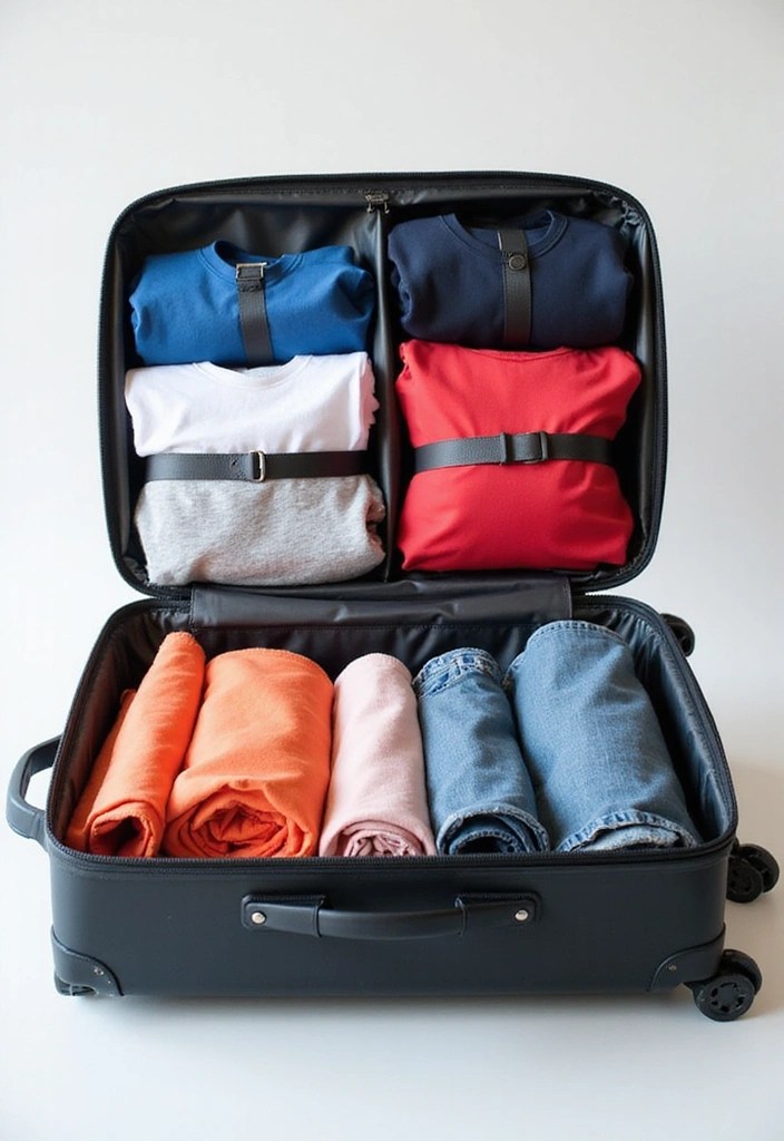 21 Genius Packing Hacks That'll Make You a Travel Pro (Check Out #5!) - 1. Roll, Don’t Fold