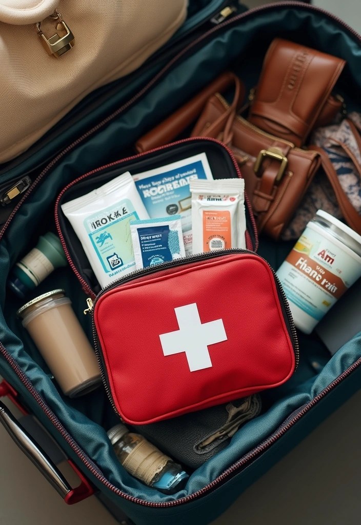 21 Genius Packing Hacks That'll Make You a Travel Pro (Check Out #5!) - 11. Pack a First Aid Kit