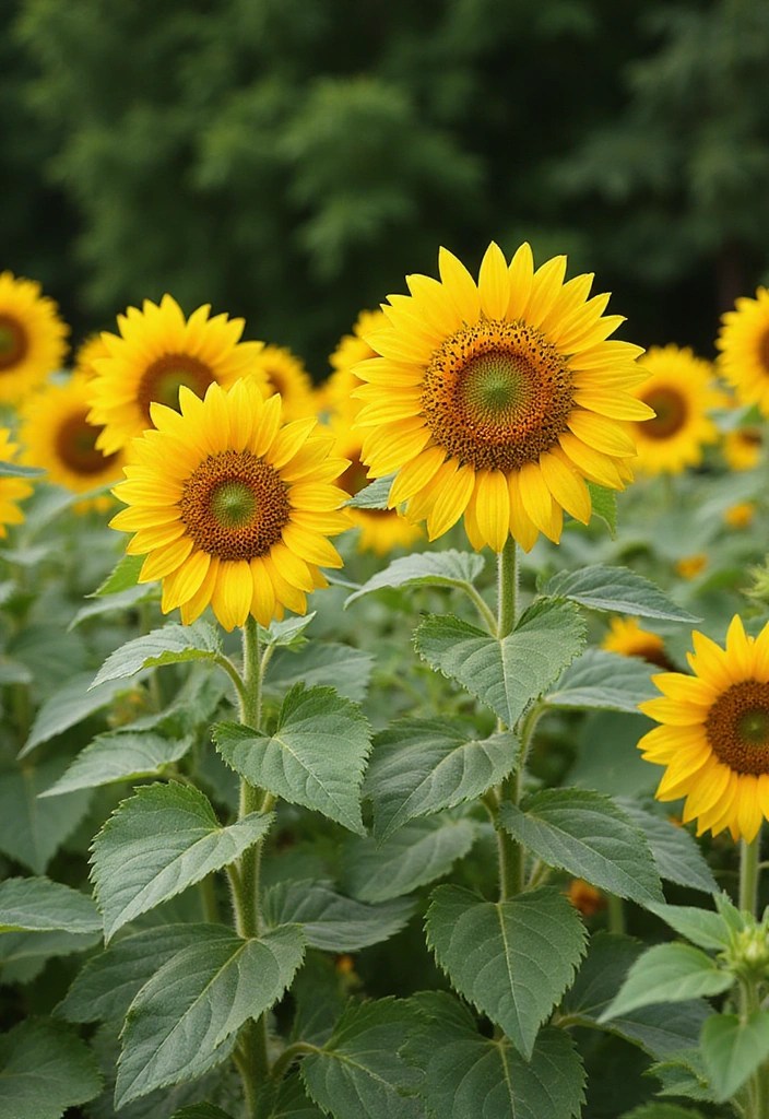 21 Summer Garden Design Ideas That’ll Inspire Your Next Outdoor Project! - 17. Sunflower Fields