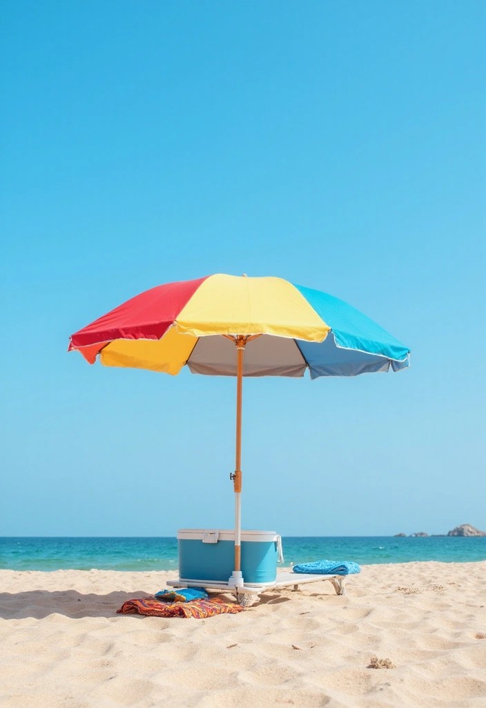 12 Beach Accessories You Need This Summer (Grab Them While They're Hot!) - 4. Beach Umbrella