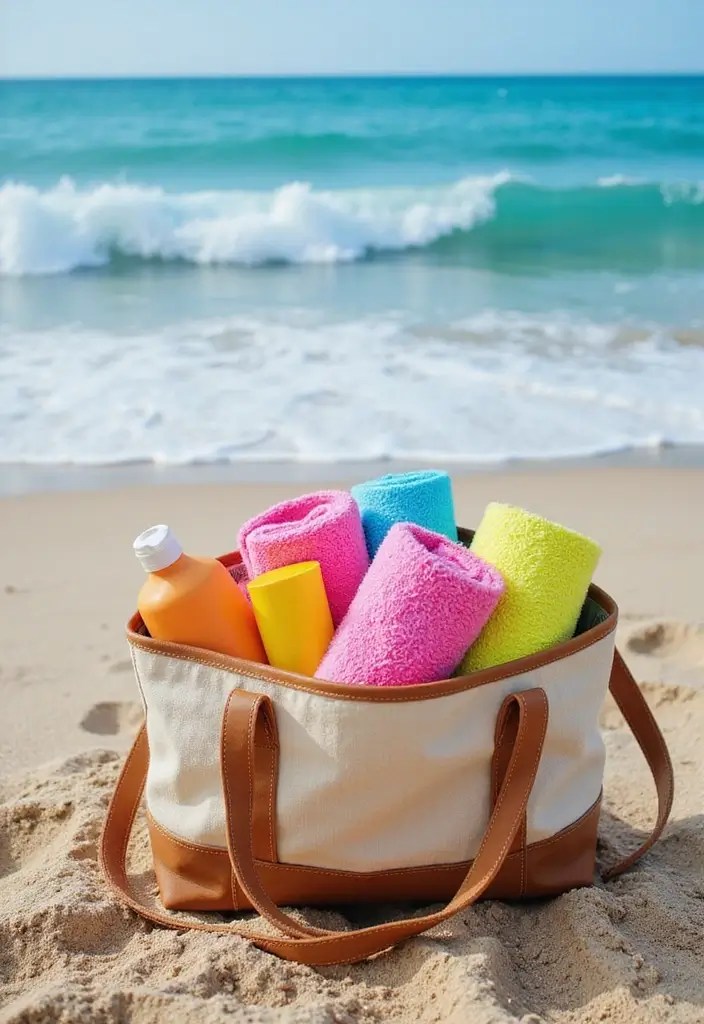 12 Beach Accessories You Need This Summer (Grab Them While They're Hot!) - 9. Beach Bag with Compartments