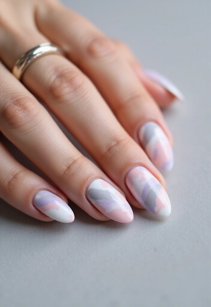 12 Pastel Nail Designs That Perfectly Capture the Essence of Summer! - 11. Pastel Marble Nails