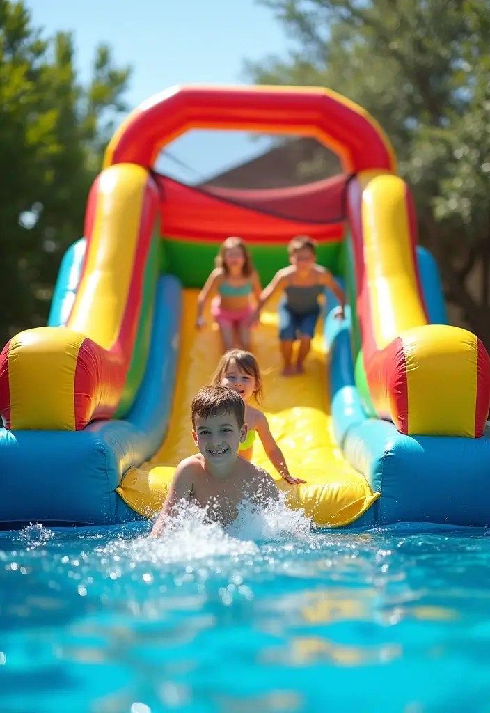 15 Epic Water Toys for Kids That Will Keep Them Cool and Happy All Summer! - 1. Inflatable Water Slide