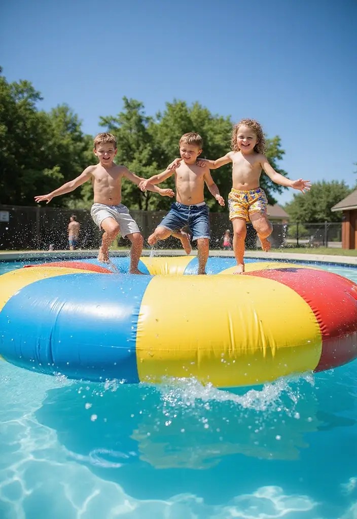 15 Epic Water Toys for Kids That Will Keep Them Cool and Happy All Summer! - 11. Water Trampolines