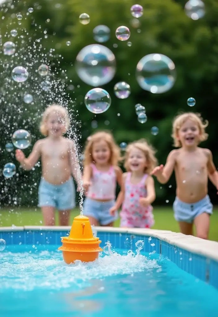15 Epic Water Toys for Kids That Will Keep Them Cool and Happy All Summer! - 14. Bubble Machines