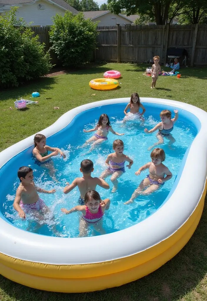 15 Epic Water Toys for Kids That Will Keep Them Cool and Happy All Summer! - 9. Giant Inflatable Pools
