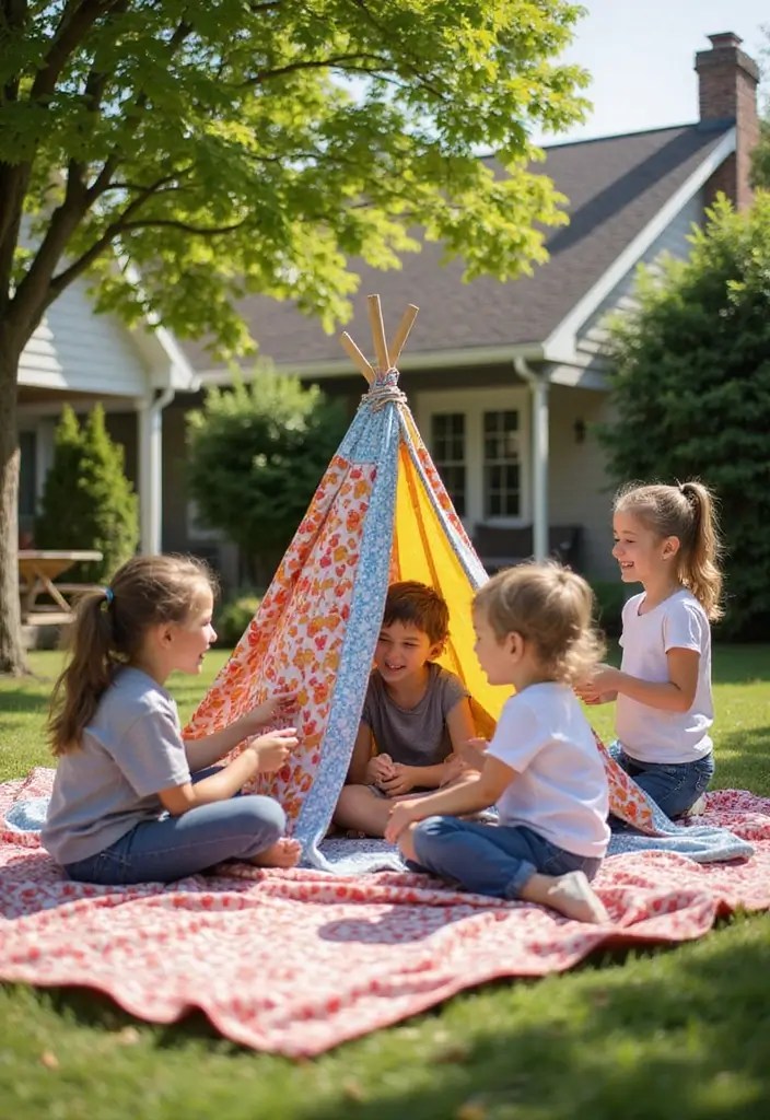 20 Must-Have Kids Outdoor Toys for a Summer Full of Adventure (You Won't Believe #12!) - 10. Customizable Backyard Fort