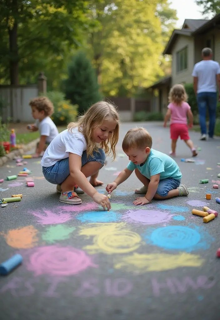 20 Must-Have Kids Outdoor Toys for a Summer Full of Adventure (You Won't Believe #12!) - 13. Outdoor Chalk Set