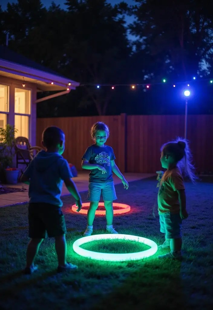 20 Must-Have Kids Outdoor Toys for a Summer Full of Adventure (You Won't Believe #12!) - 16. Glow-in-the-Dark Ring Toss