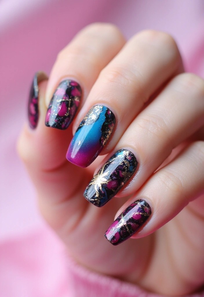 20 Stunning Acrylic Nail Designs That Will Leave You Breathless (Wait Until You See #12!) - 10. Artistic Expressions