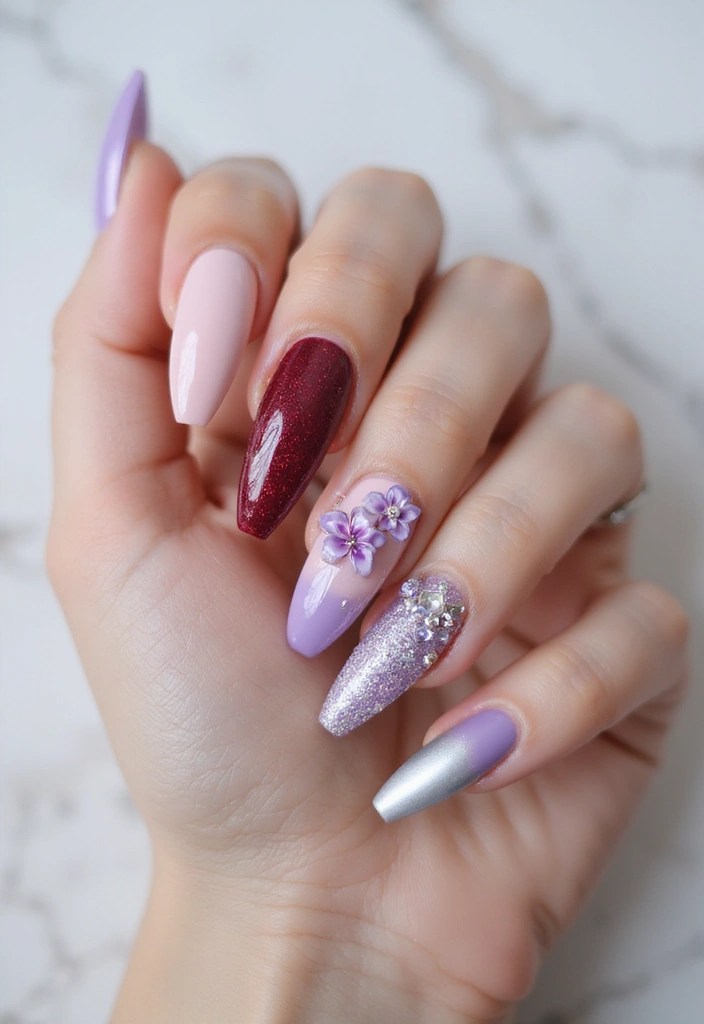 20 Stunning Acrylic Nail Designs That Will Leave You Breathless (Wait Until You See #12!) - 7. Textured Trends