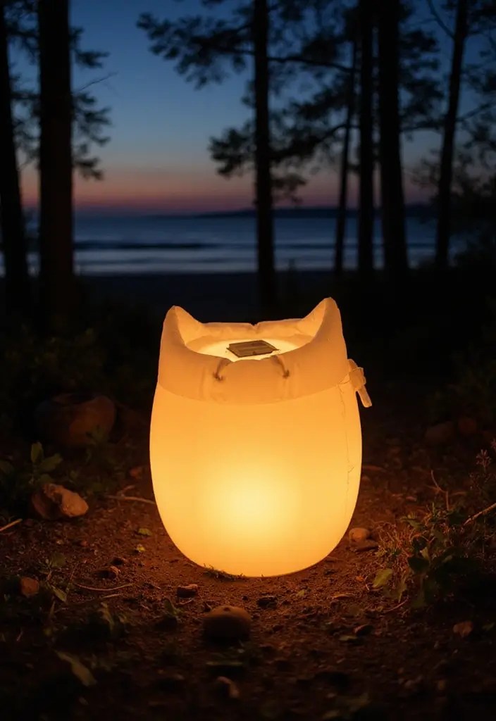 21 Innovative Travel Accessories You Didn’t Know You Needed This Summer! - 2. Inflatable Solar Light