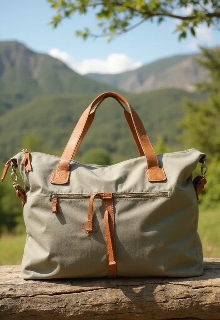 21 Innovative Travel Accessories You Didn’t Know You Needed This Summer! - 20. Eco-Friendly Travel Bag