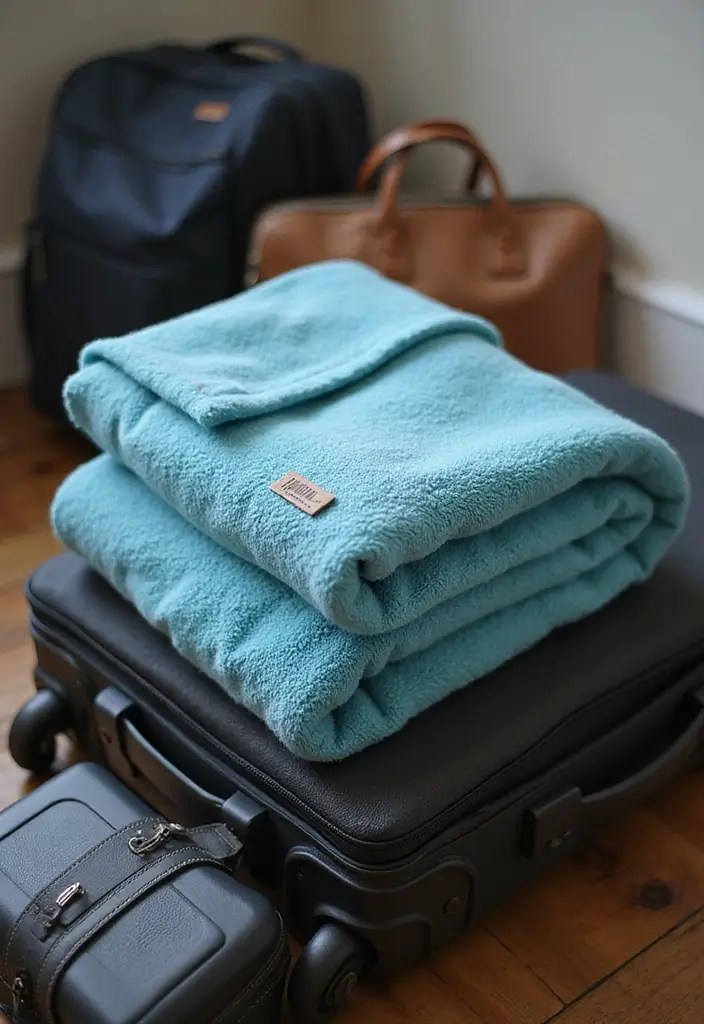 21 Innovative Travel Accessories You Didn’t Know You Needed This Summer! - 7. Compact Travel Blanket