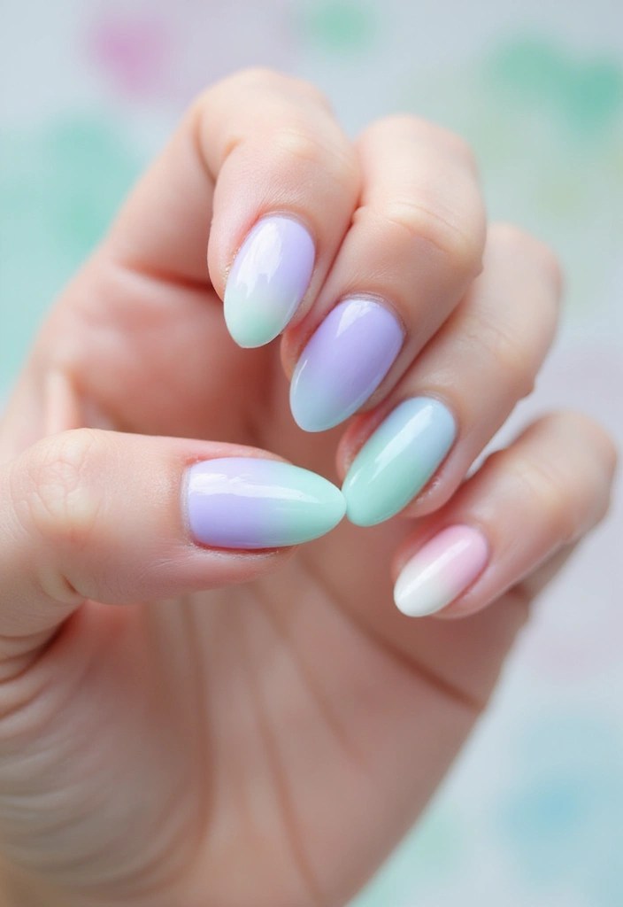 25 Stunning Summer Nails 2025 Ideas That Will Make You the Center of Attention! - 20. Watercolor Wonder