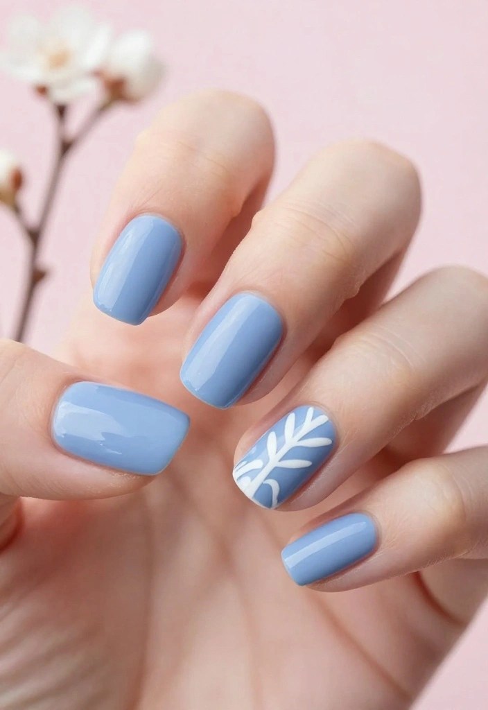 12 Must-Try Winter Blue Nails That Will Keep Your Nails Healthy and Gorgeous! - 6. Powder Blue Pastels 1