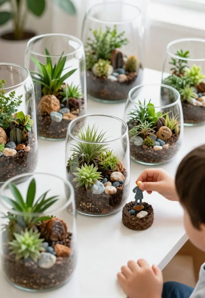 15 Easy Crafts for Kids That'll Keep Them Entertained for Hours - 13. DIY Terrariums 1