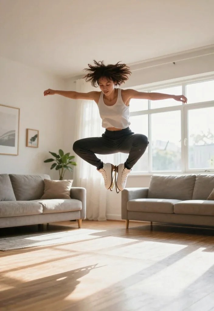 15 Home Workouts That'll Torch Calories Fast (No Gym Required!) - 11. Skater Jumps: A Fun Cardio Burst 1