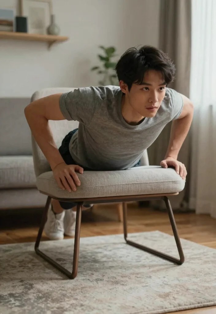 15 Home Workouts That'll Torch Calories Fast (No Gym Required!) - 12. Tricep Dips: Sculpt Your Arms 1