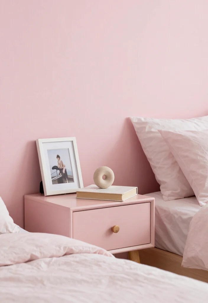 15 Minimalist Pink Bedroom Ideas to Create Your Perfect Oasis! - 15. Personal Touches 1