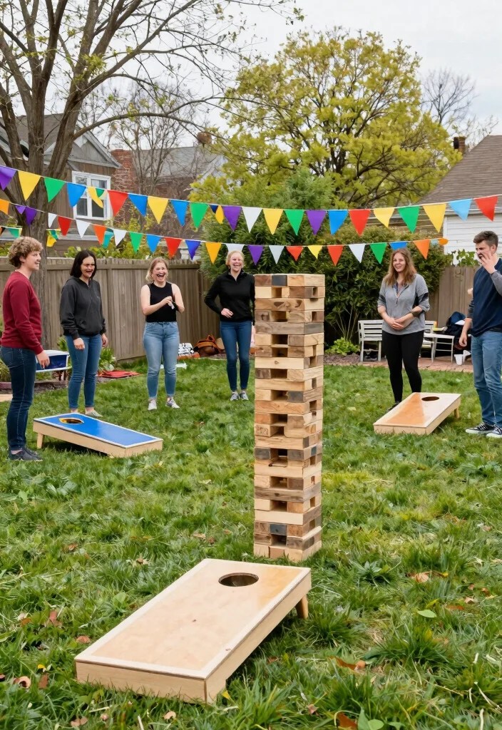 15 Outdoor Spring Decor Ideas That'll Wow Your Guests (Get Ready for #9!) - 15. Outdoor Games 1