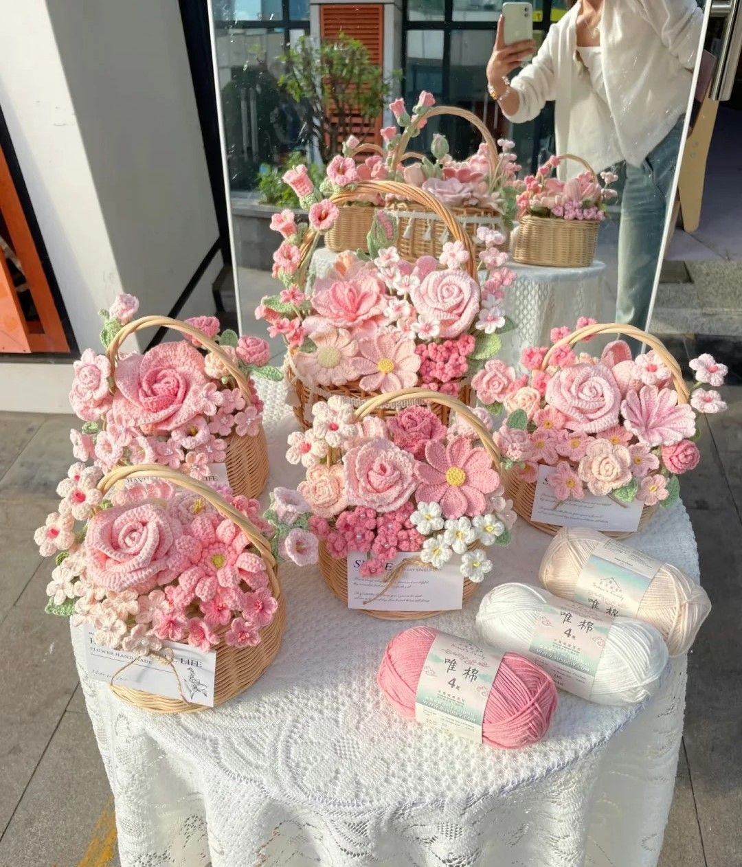 20 Adorable Spring Crochet Ideas to Brighten Your Home (You Won't Believe #7!) - 12. Bright Flower Bouquets 1