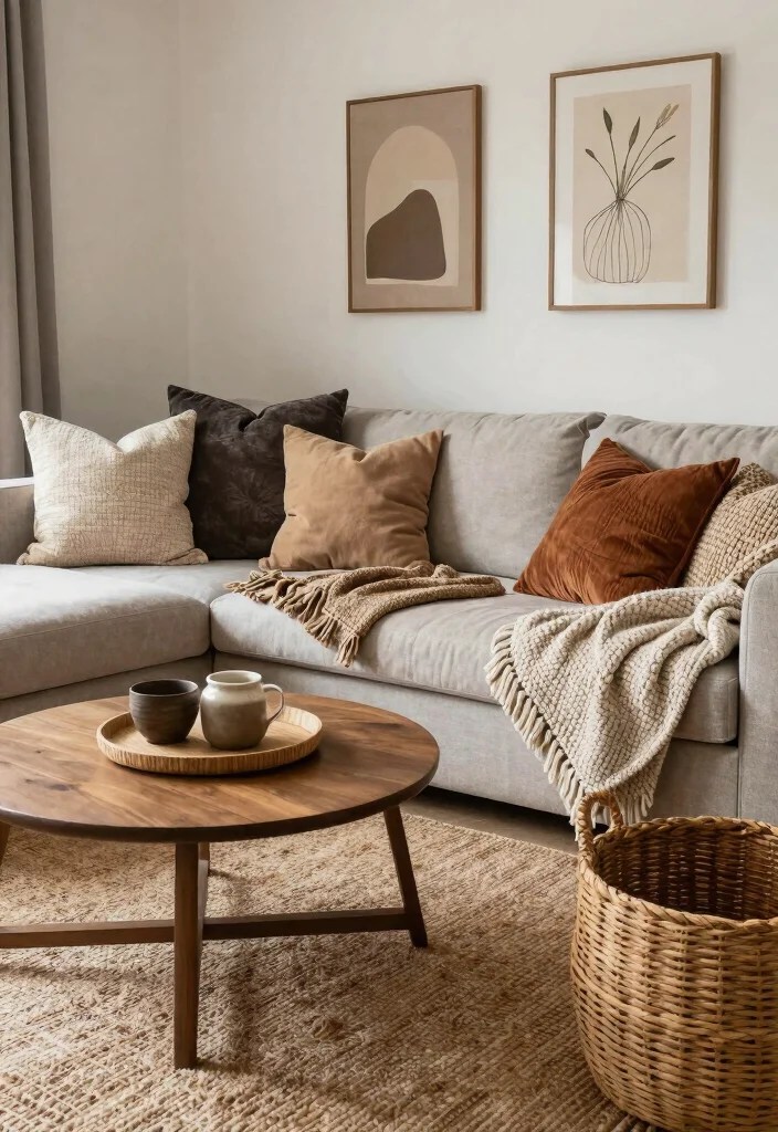 20 Incredible Small Living Room Ideas That'll Make You Want to Redecorate Today! - 11. Textured Accents 1