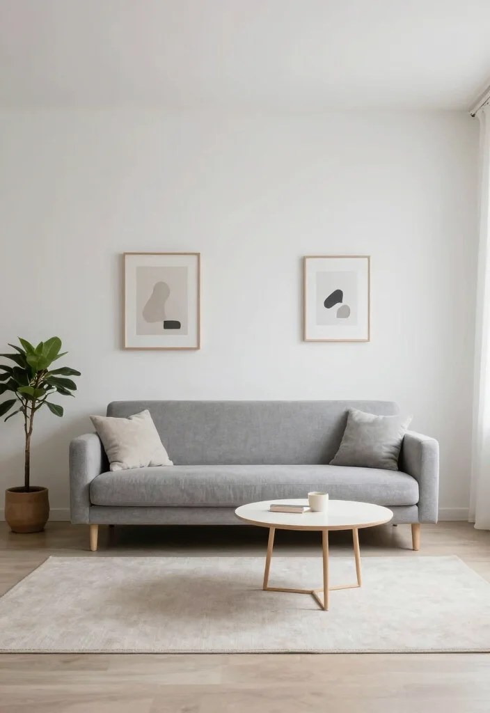 20 Incredible Small Living Room Ideas That'll Make You Want to Redecorate Today! - 12. Minimalist Approach 1