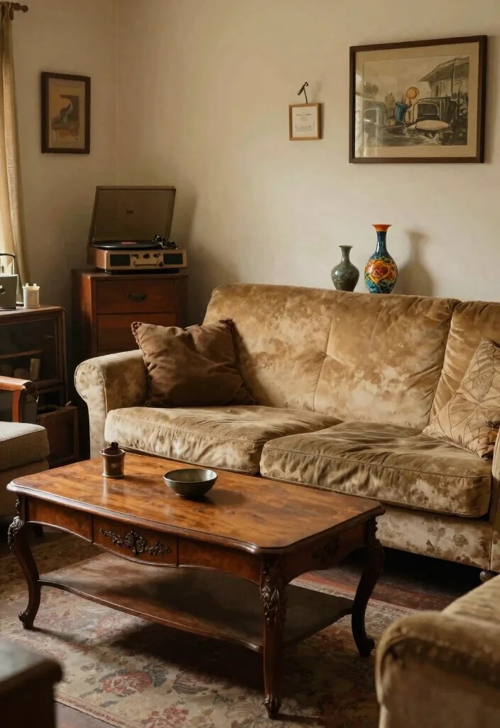 20 Incredible Small Living Room Ideas That'll Make You Want to Redecorate Today! - 8. Vintage Finds 1