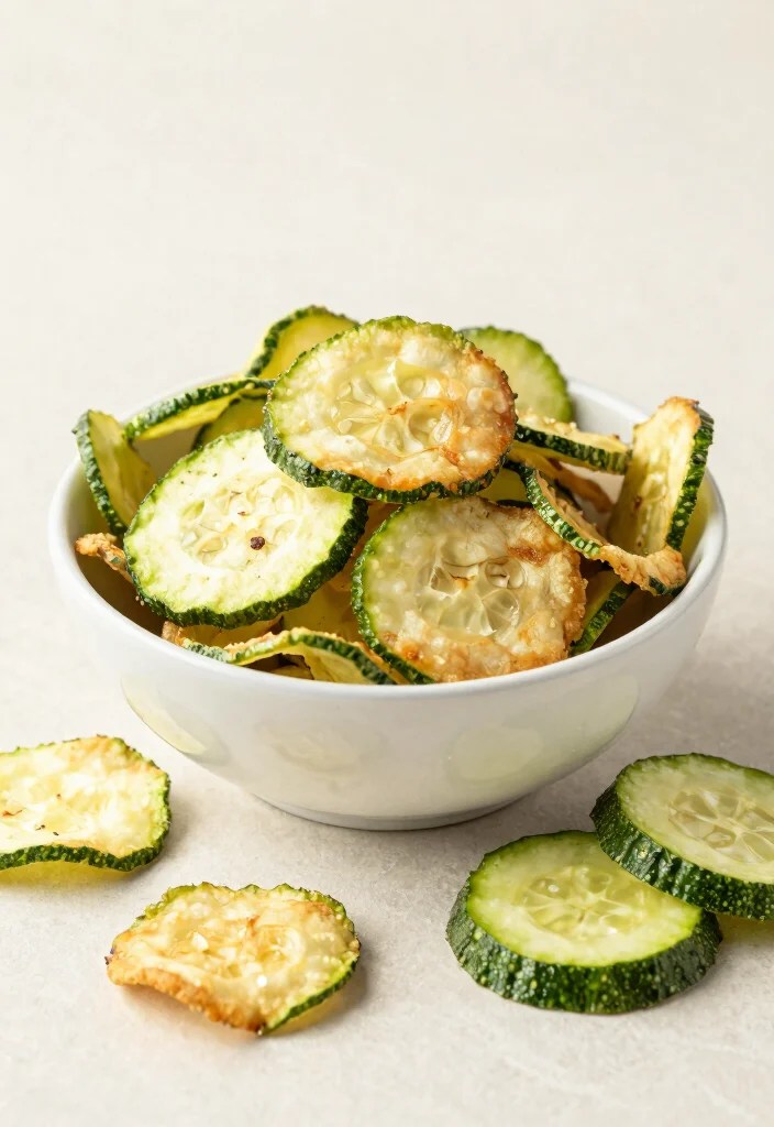 21 Delicious Healthy Snacks You Won't Believe Are Good for Weight Loss! - 11. Baked Zucchini Chips 1