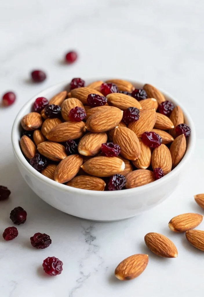 21 Delicious Healthy Snacks You Won't Believe Are Good for Weight Loss! - 9. Almonds and Dried Cranberries 1