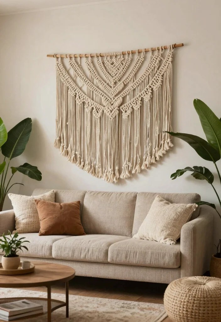 21 Stunning Bohemian Tapestries That'll Transform Your Space into a Cozy Oasis! - 15. Handmade Macramé Tapestries 1